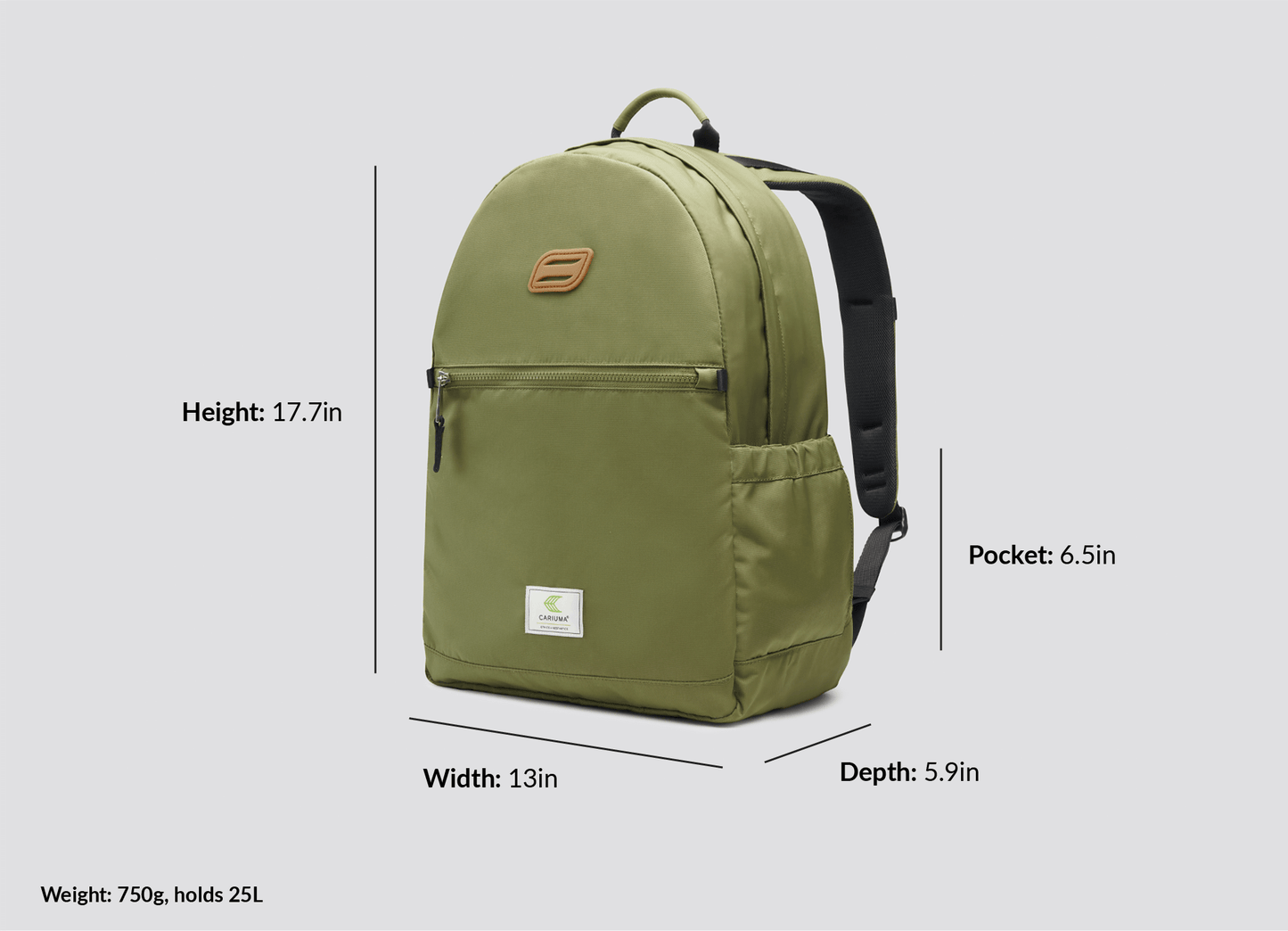 JJ Backpack Military Green