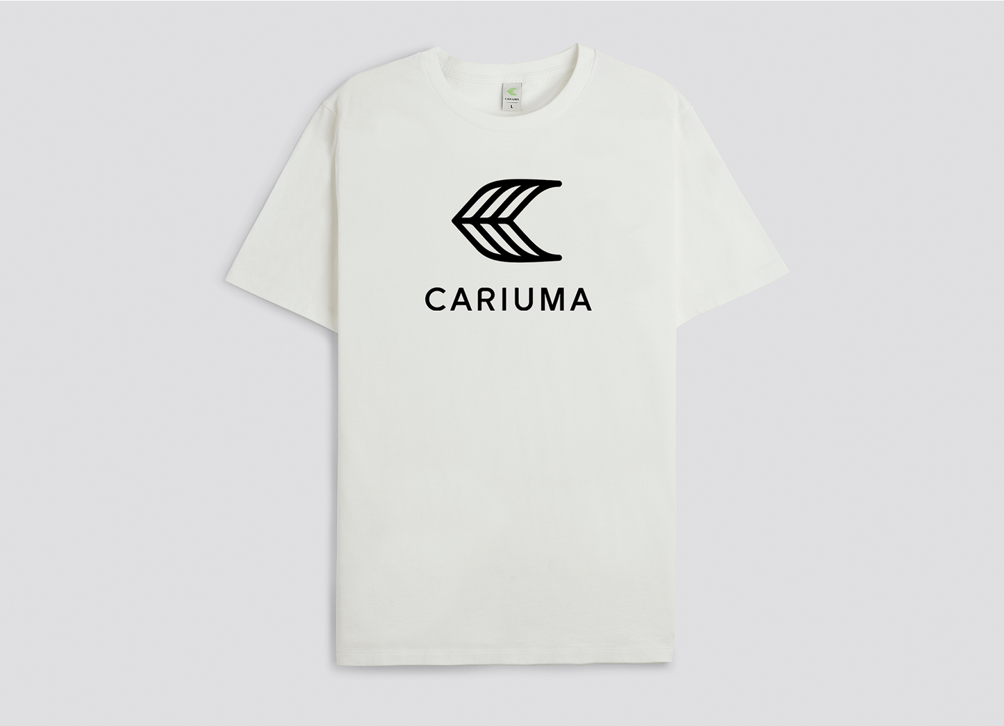 T-Shirt Off-White with Black Logo