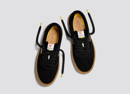 THE SIMPSONS NAIOCA Black Suede Bart Skateboard Sneaker