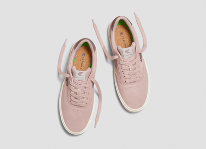 NAIOCA Rose Suede Twilight Mauve Logo Sneaker