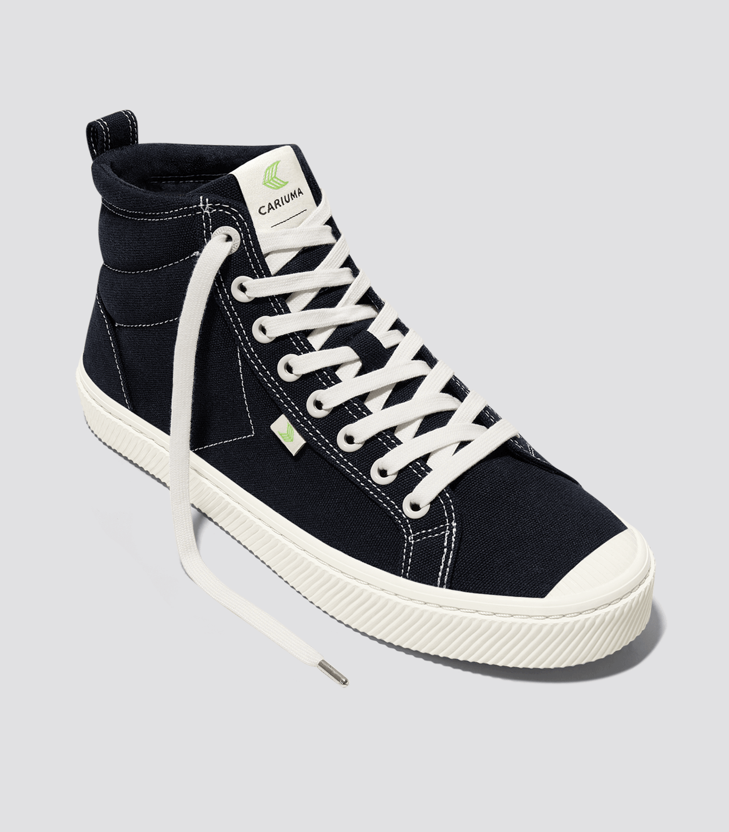 OCA High Black Canvas Contrast Thread Sneaker