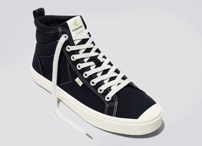 OCA High Black Canvas Contrast Thread Sneaker