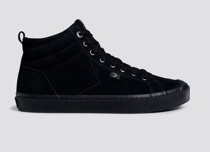 OCA High All Black Suede Sneaker