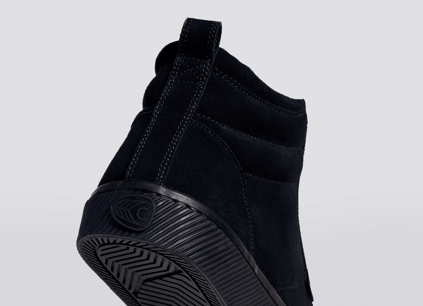 OCA High All Black Suede Sneaker