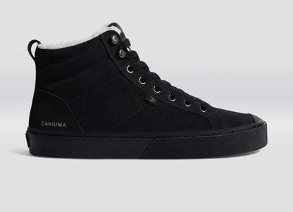 OCA Therma High Hooks All Black Suede Boot