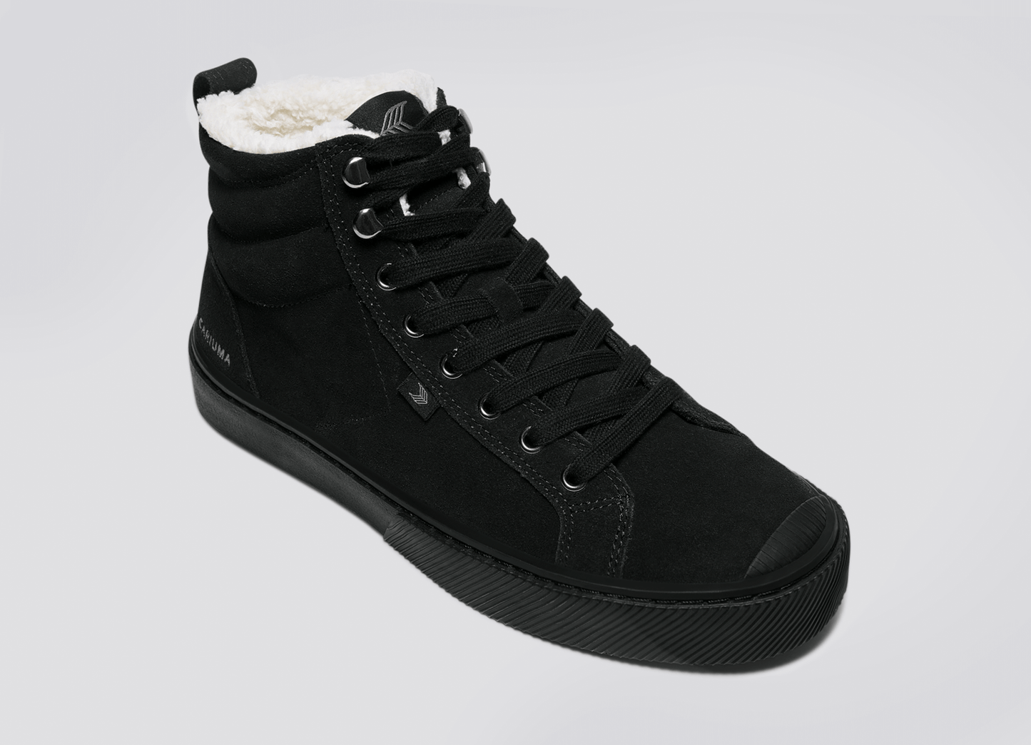 OCA Therma High Hooks All Black Suede Boot