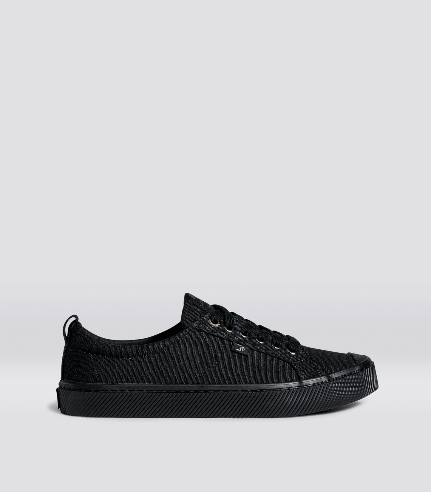 OCA Low All Black Canvas Sneaker