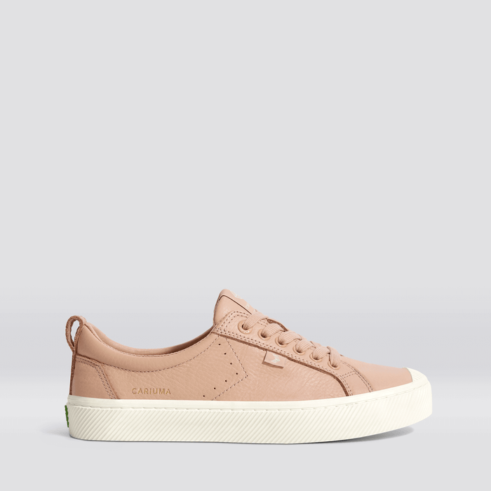 OCA Low Nude Premium Leather Sneaker