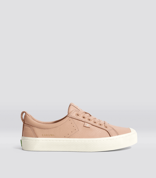 OCA Low Nude Premium Leather Sneaker