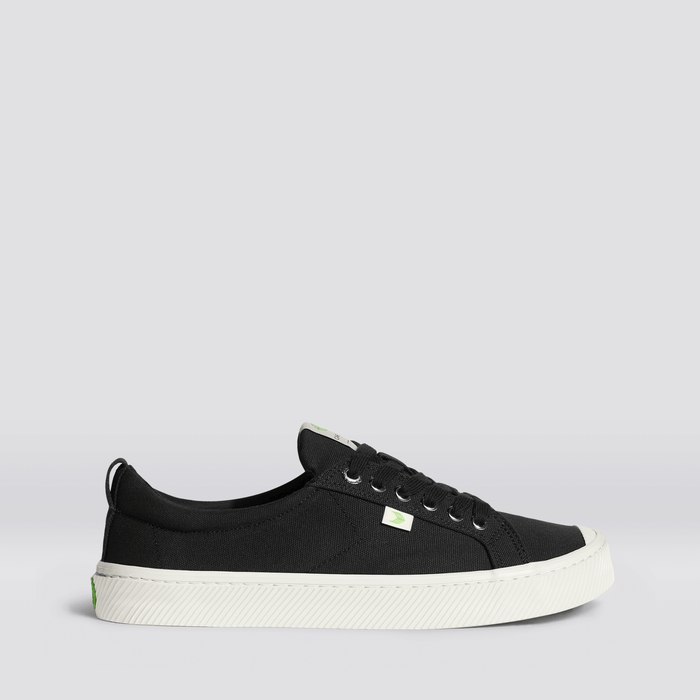 OCA Low Black Canvas Sneaker