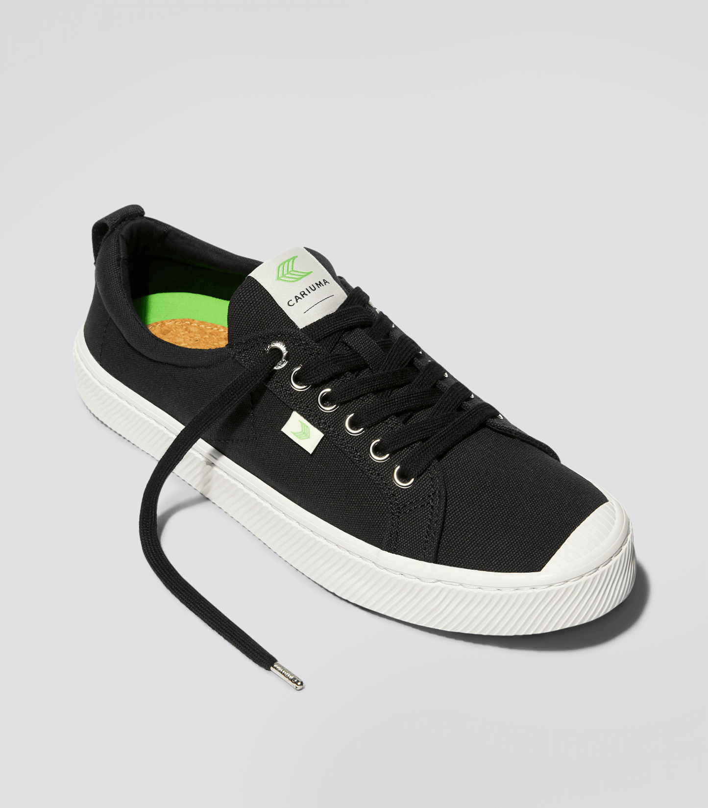 OCA Low Black Canvas Sneaker