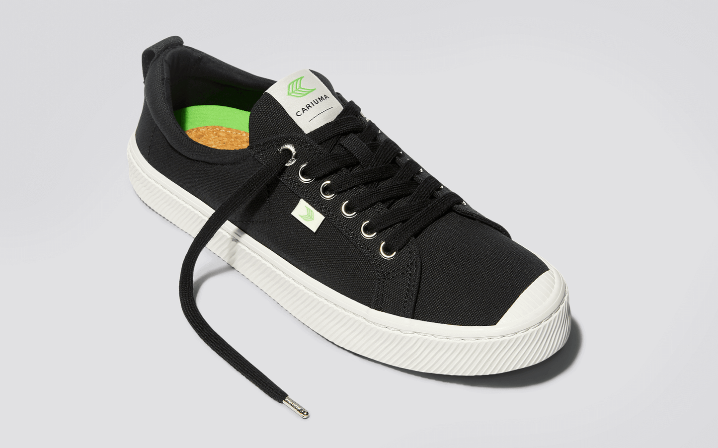 OCA Low Black Canvas Sneaker