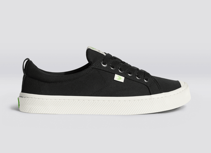 OCA Low Black Canvas Sneaker