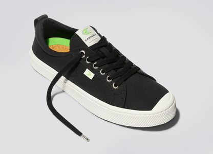 OCA Low Black Canvas Sneaker