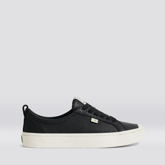 OCA Low Black Premium Leather Sneaker