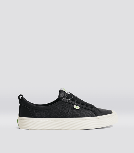 OCA Low Black Premium Leather Sneaker