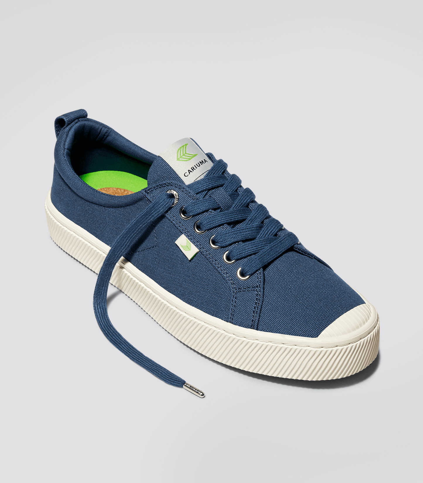 OCA Low Shadow Blue Canvas Sneaker