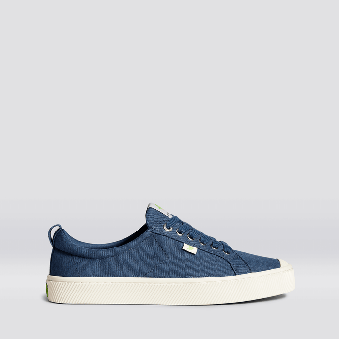 OCA Low Shadow Blue Canvas Sneaker