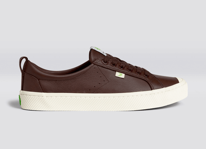 OCA Low Brown Premium Leather Sneaker