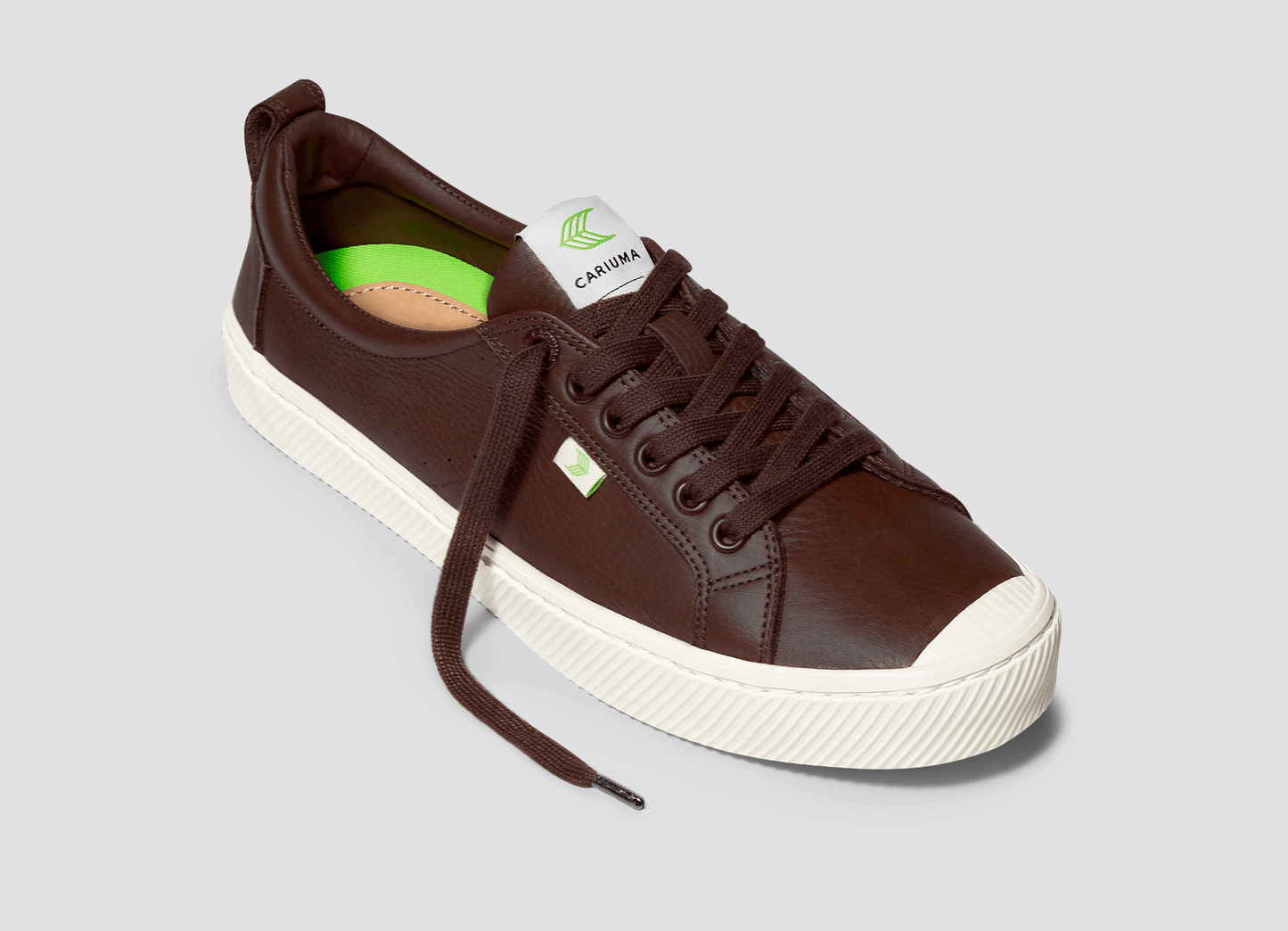 OCA Low Brown Premium Leather Sneaker