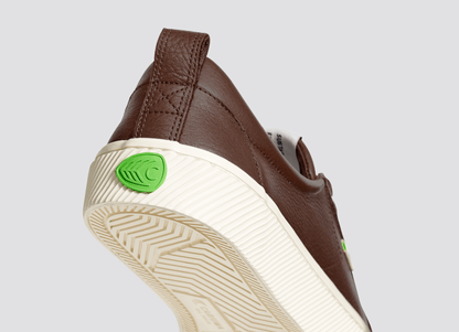 OCA Low Brown Premium Leather Sneaker