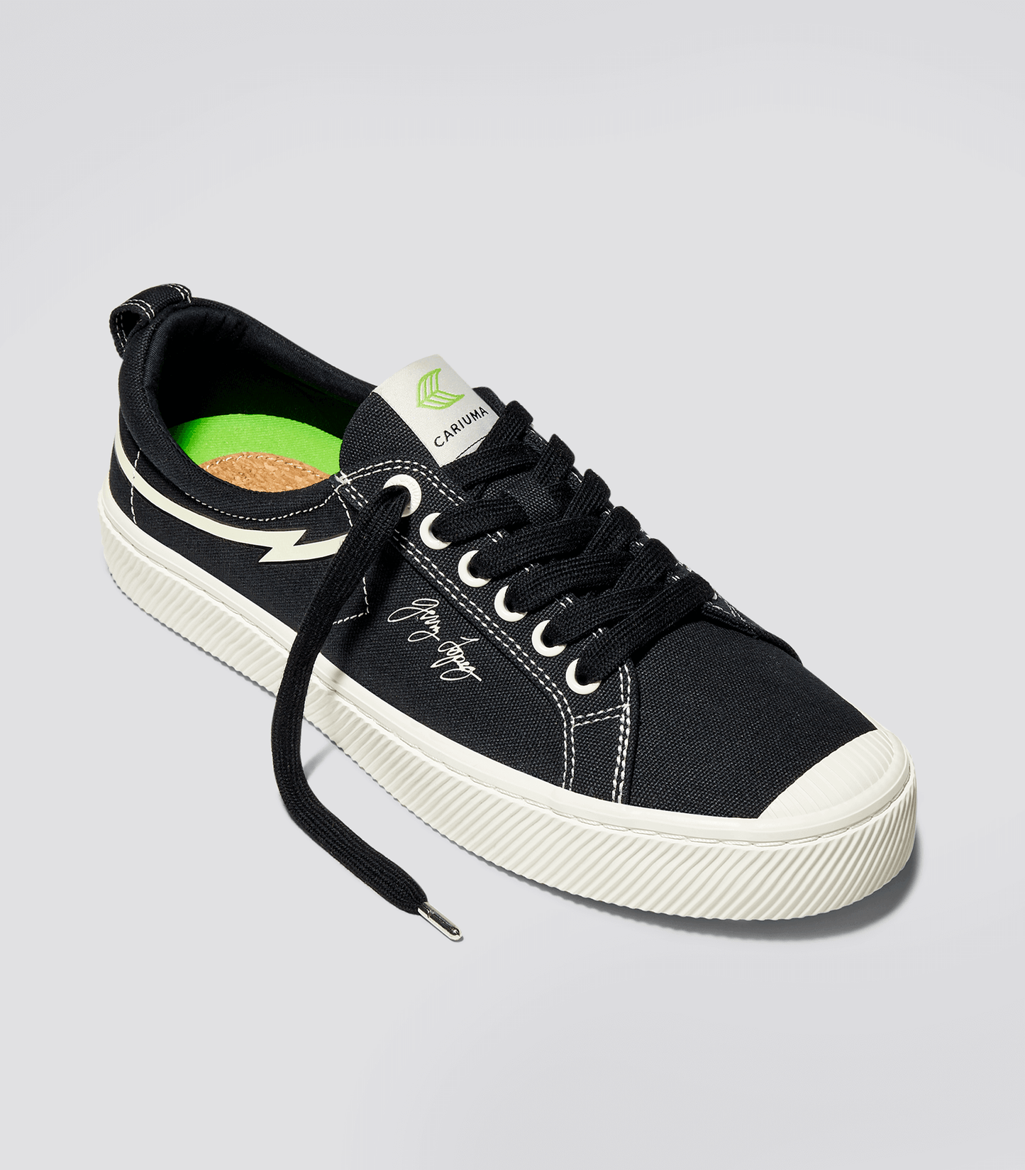 GERRY LOPEZ OCA Low Black Canvas Sneaker