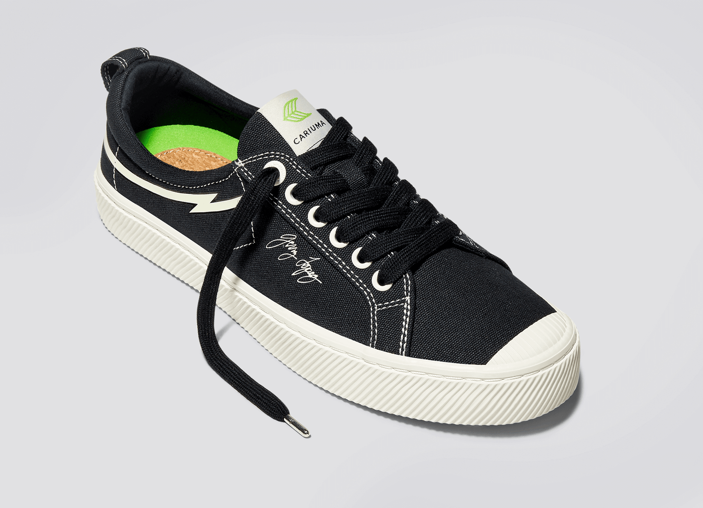 GERRY LOPEZ OCA Low Black Canvas Sneaker