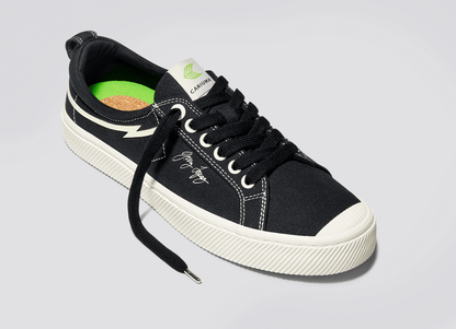 GERRY LOPEZ OCA Low Black Canvas Sneaker