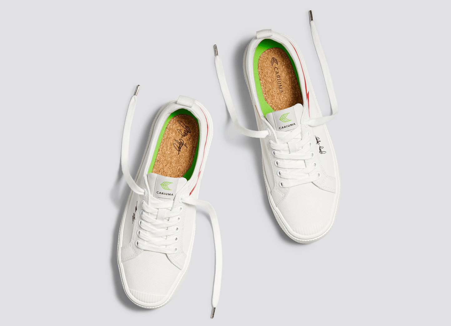 GERRY LOPEZ OCA Low Off-White Canvas Sneaker