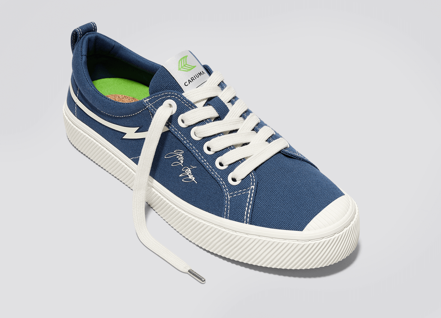 GERRY LOPEZ OCA Low Shadow Blue Canvas Sneaker