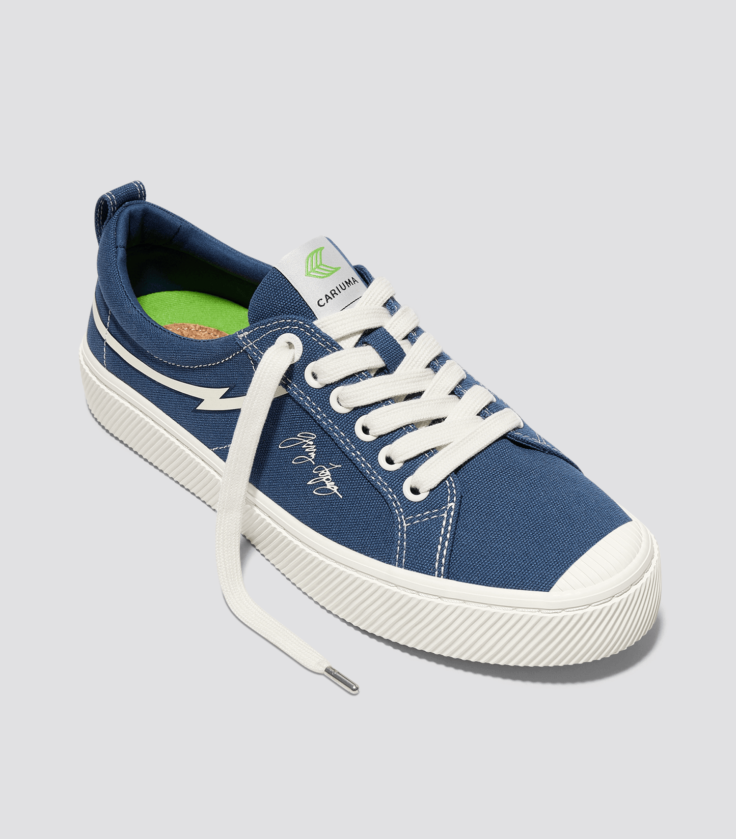 GERRY LOPEZ OCA Low Shadow Blue Canvas Sneaker