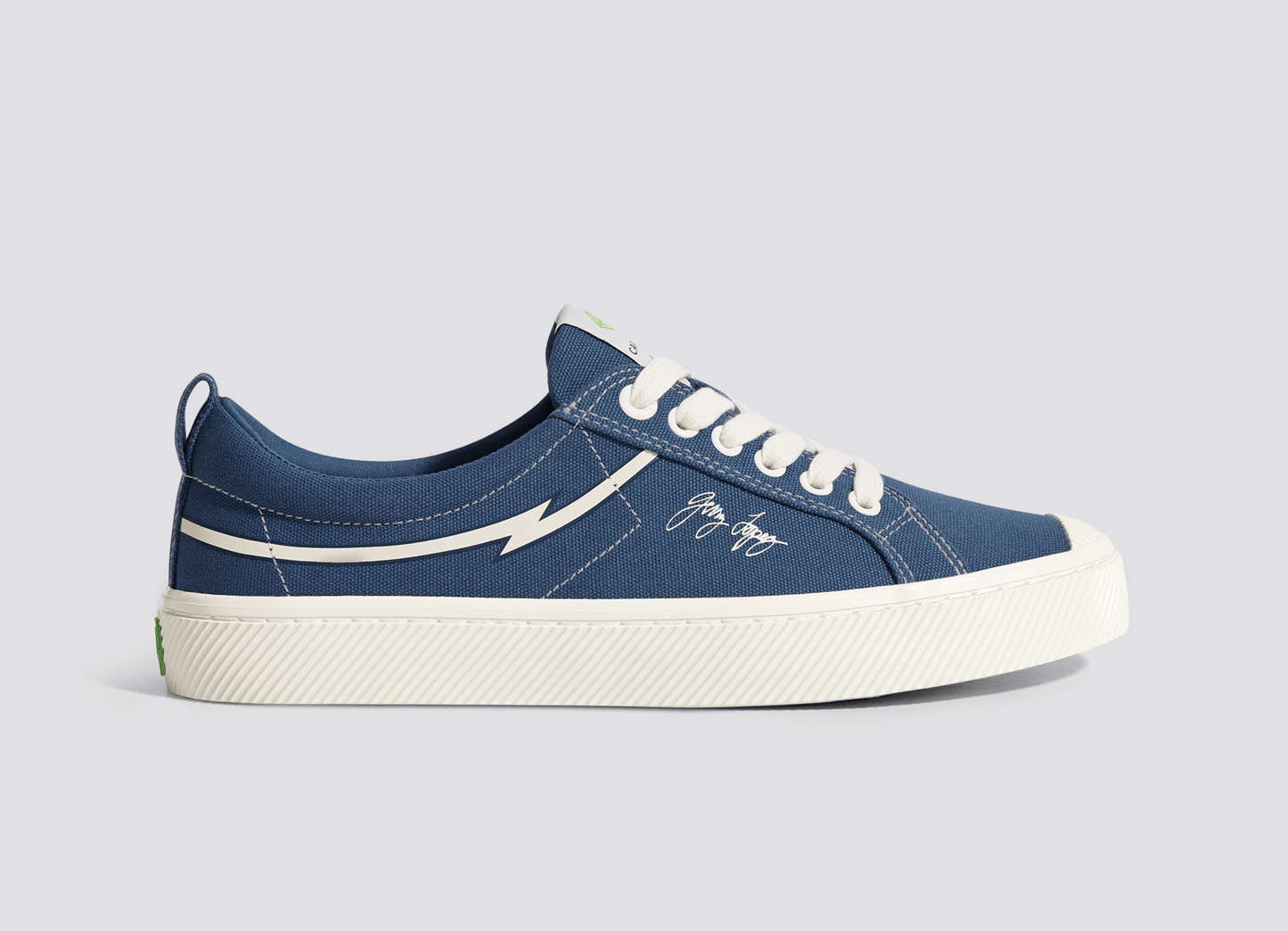 GERRY LOPEZ OCA Low Shadow Blue Canvas Sneaker