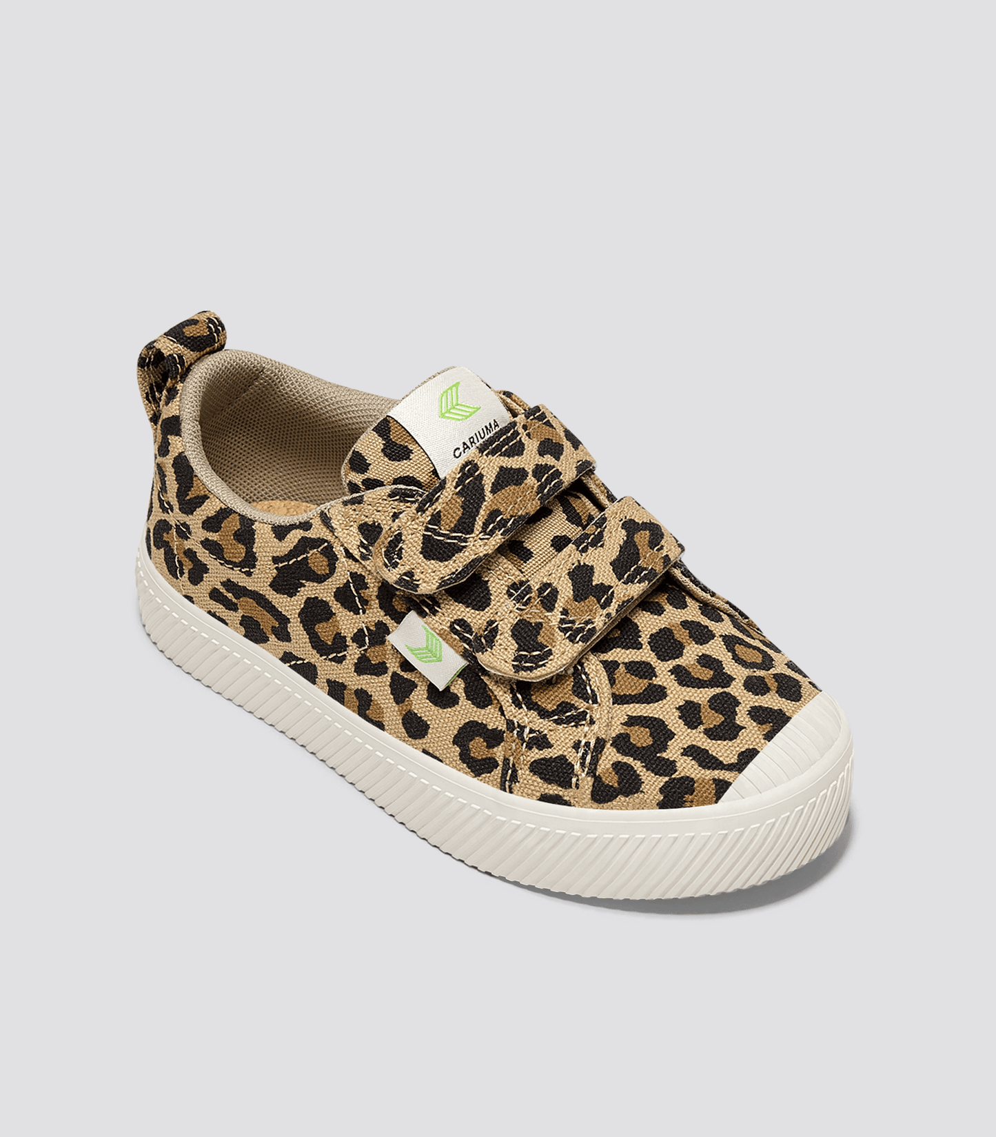 OCA Low Leopard Print Canvas Sneaker Kids