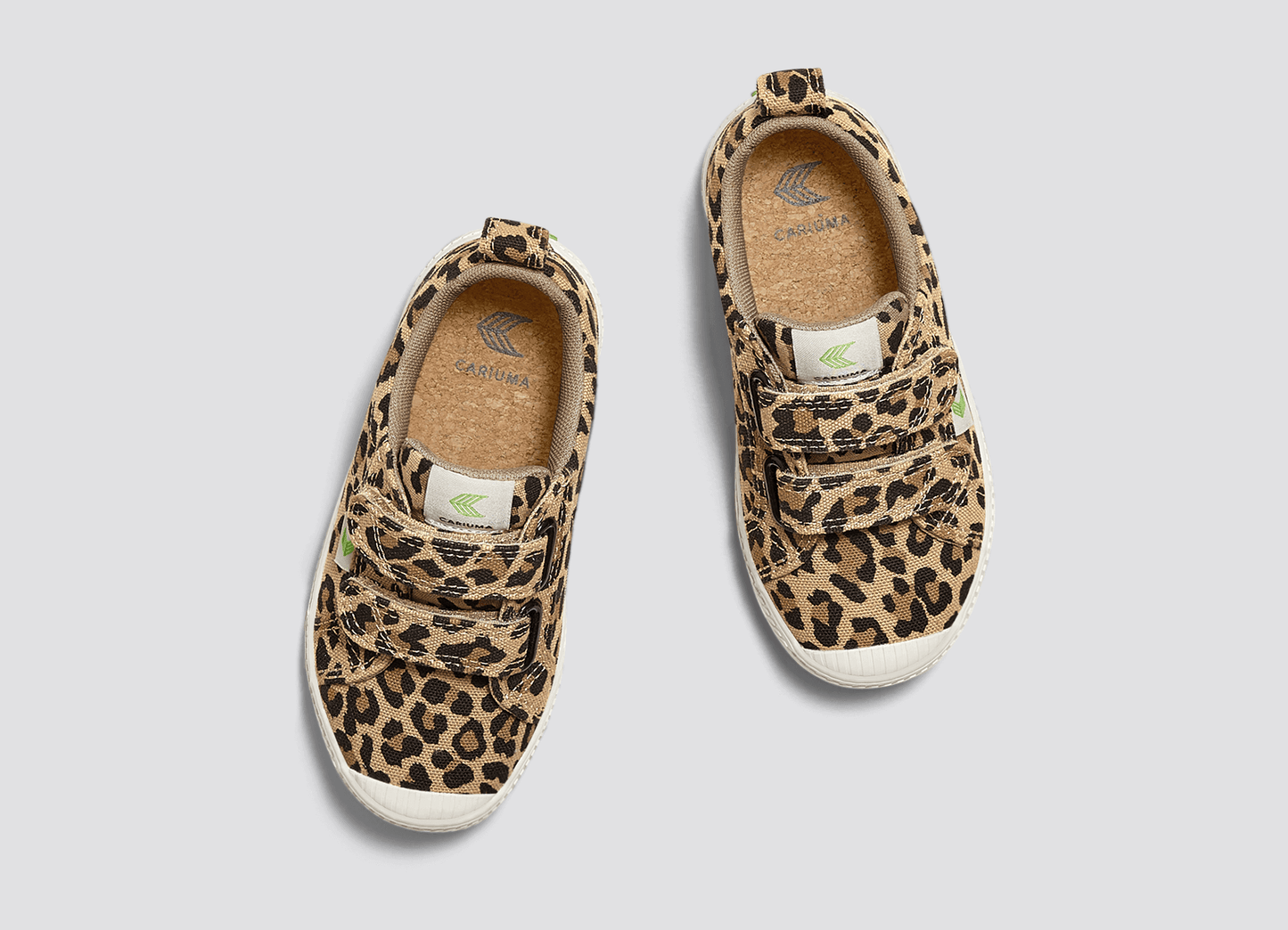 OCA Low Leopard Print Canvas Sneaker Kids