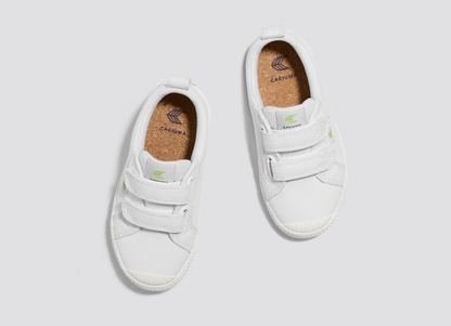 OCA Low Off-White Canvas Sneaker Kids