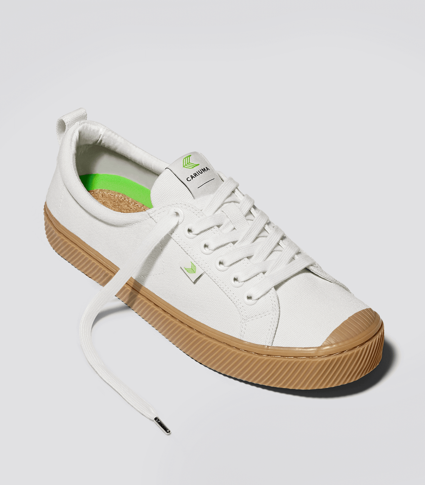 OCA Low Gum Off-White Canvas Sneaker