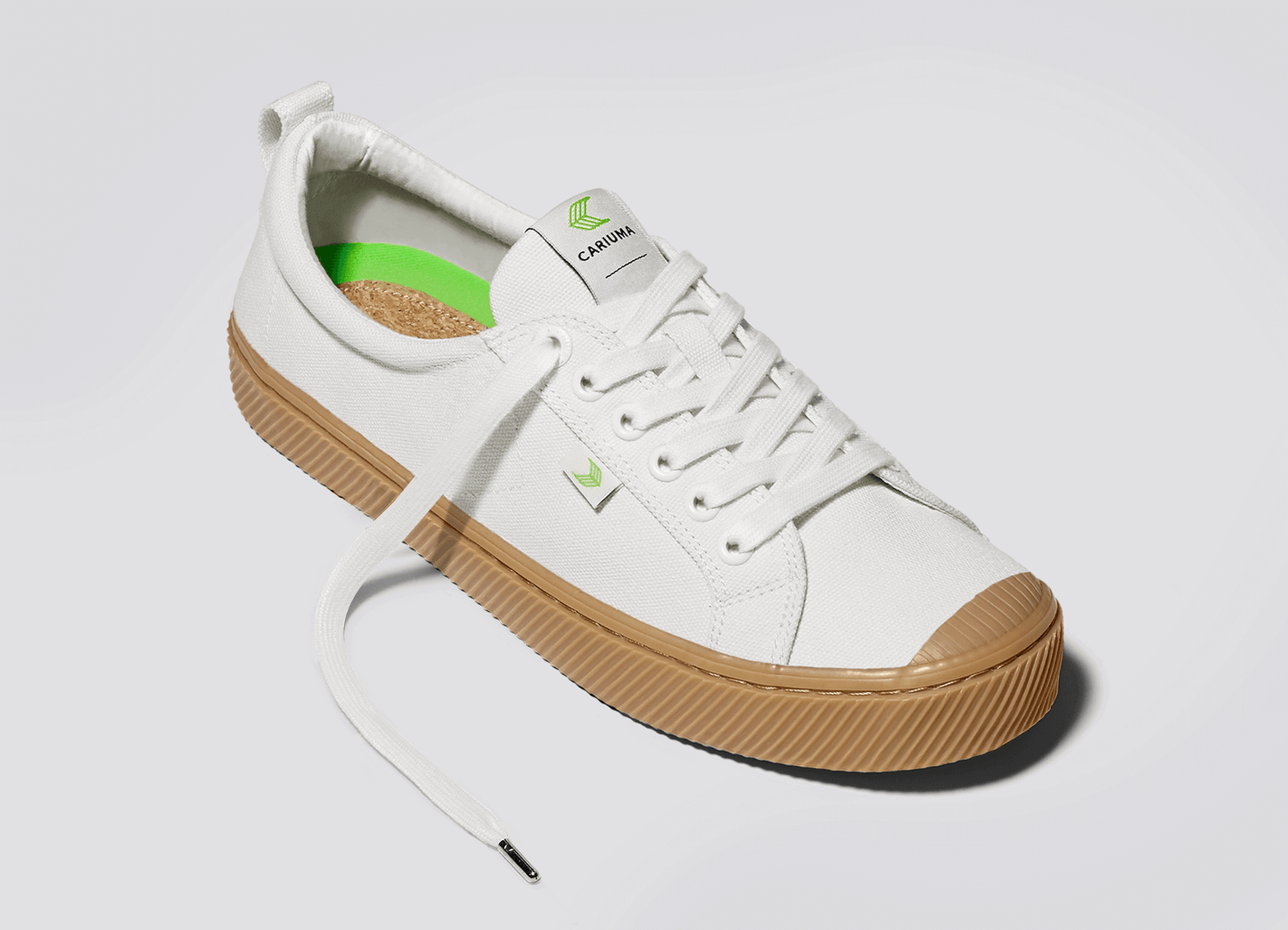 OCA Low Gum Off-White Canvas Sneaker