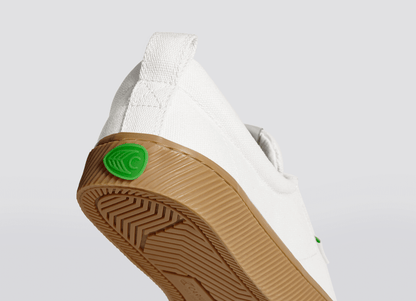 OCA Low Gum Off-White Canvas Sneaker