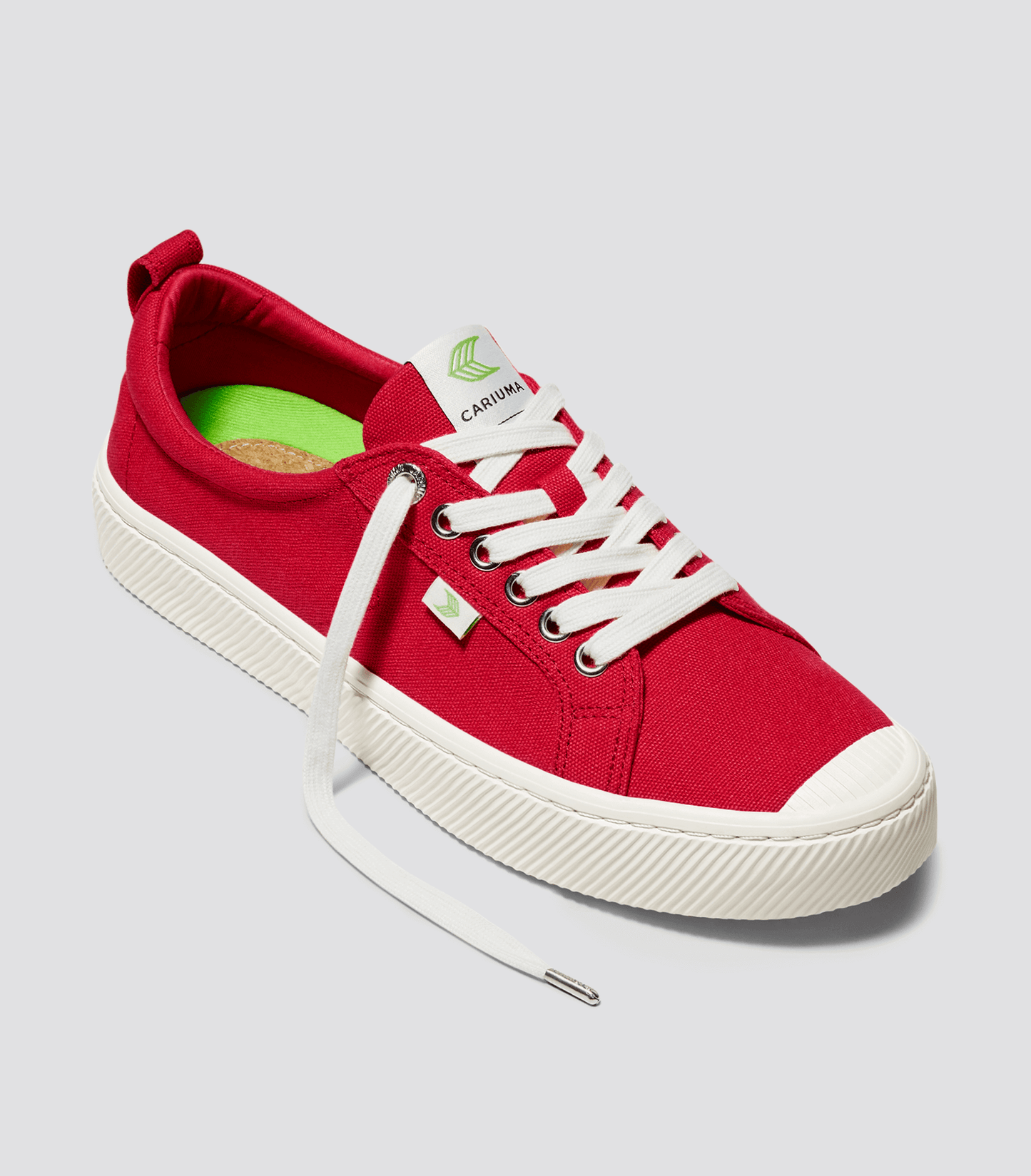 OCA Low Red Canvas Sneaker