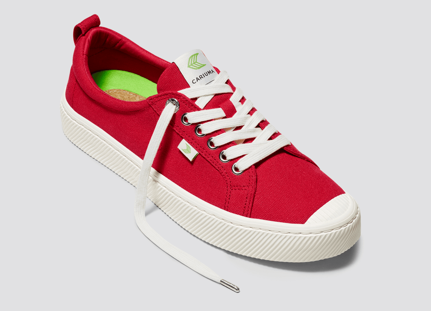 OCA Low Red Canvas Sneaker