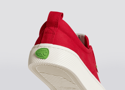 OCA Low Red Canvas Sneaker