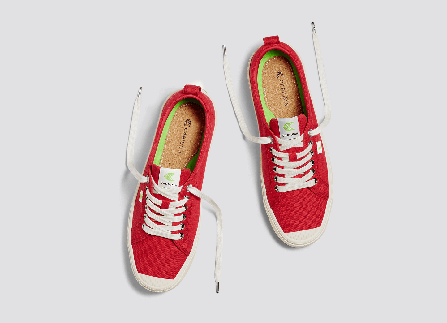 OCA Low Red Canvas Sneaker