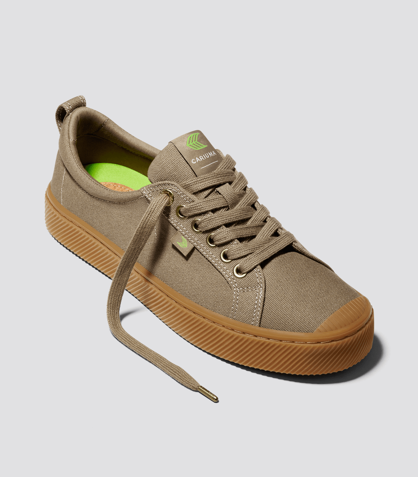 OCA Low Gum Burnt Sand Canvas Sneaker