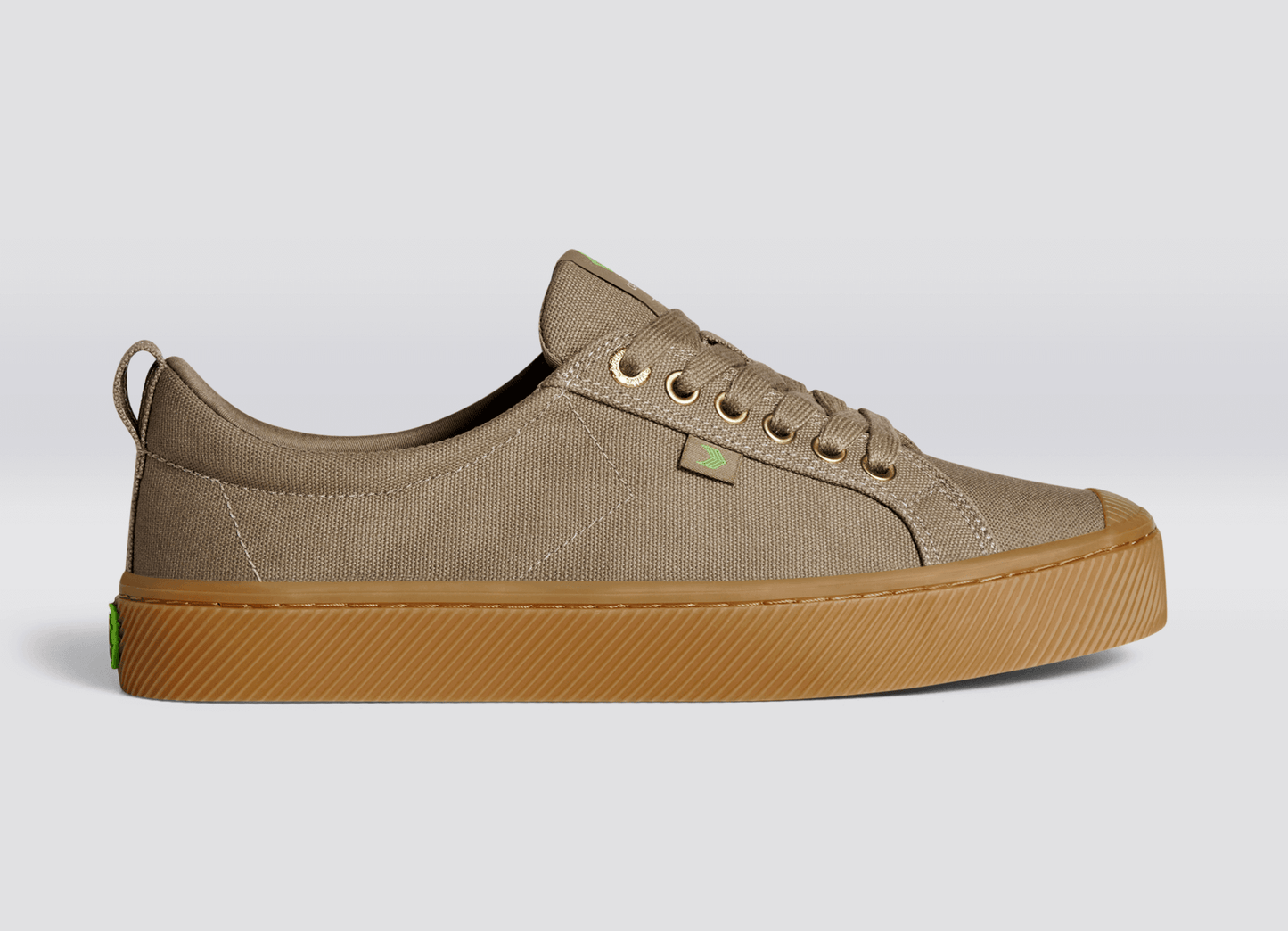 OCA Low Gum Burnt Sand Canvas Sneaker