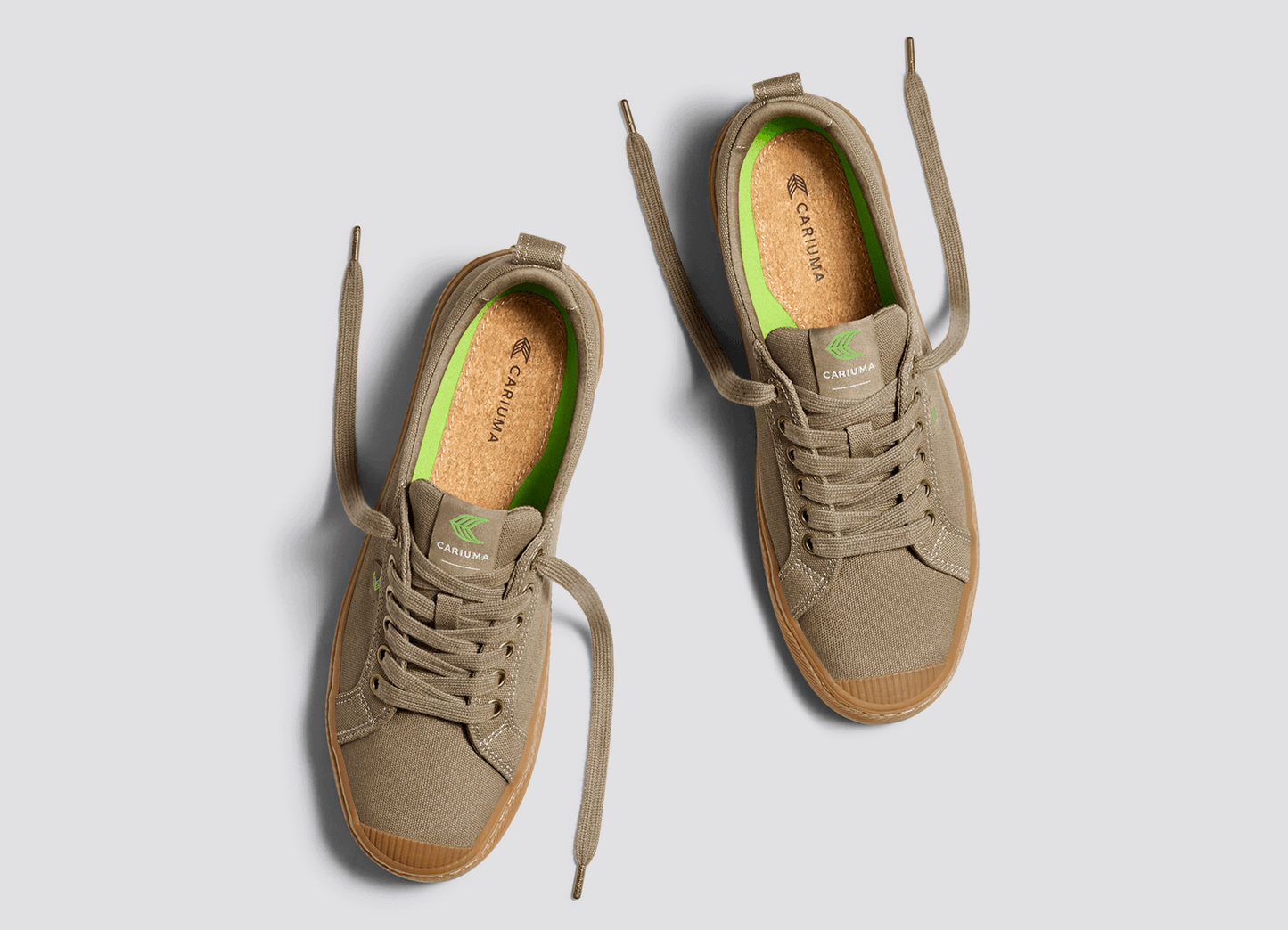 OCA Low Gum Burnt Sand Canvas Sneaker