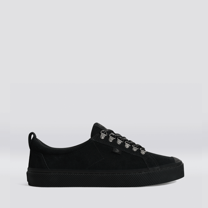 OCA Low Speedhooks All Black Suede Sneaker