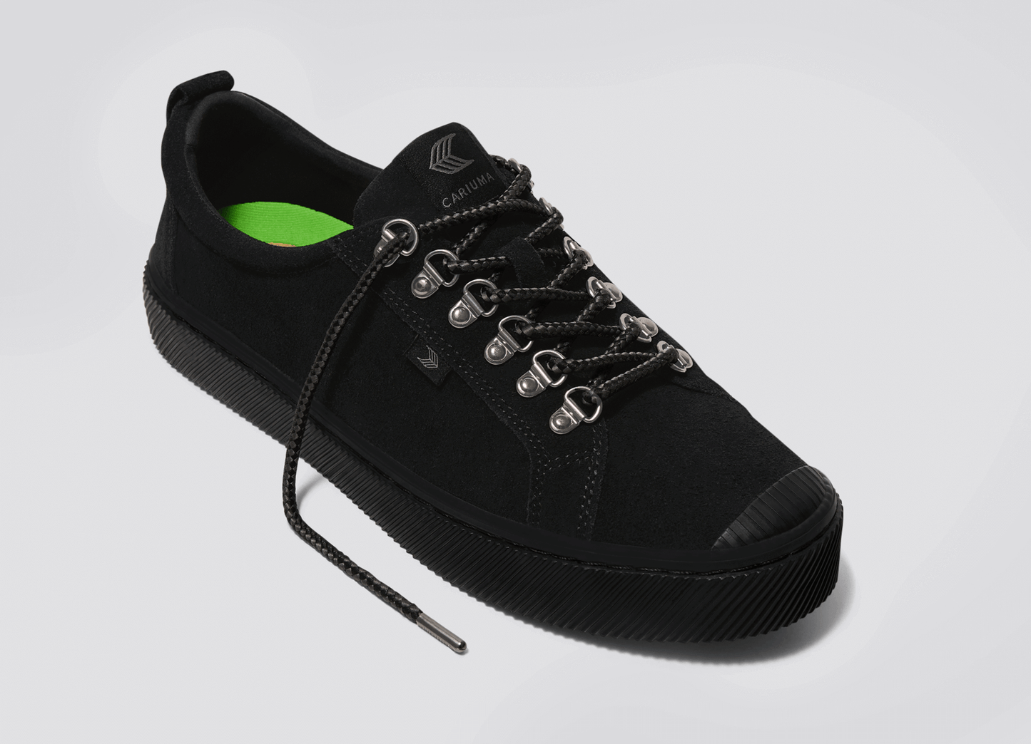 OCA Low Speedhooks All Black Suede Sneaker