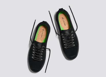 OCA Low Speedhooks All Black Suede Sneaker