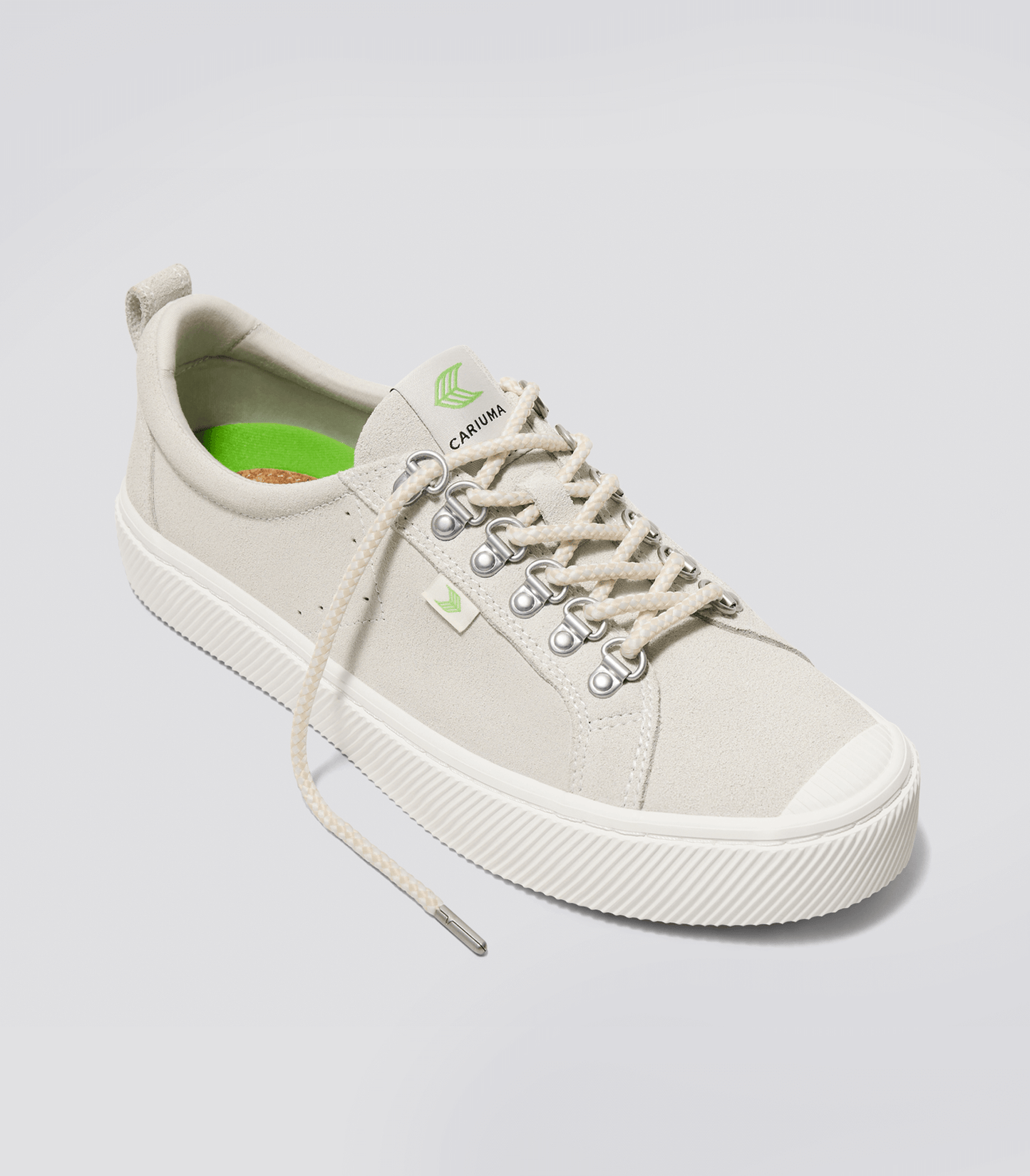 OCA Low Speedhooks Vintage White Suede Sneaker