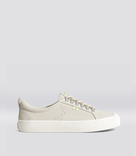 OCA Low Speedhooks Vintage White Suede Sneaker